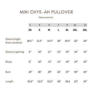 Mini Chye-ah Pullover (Kiddos)
