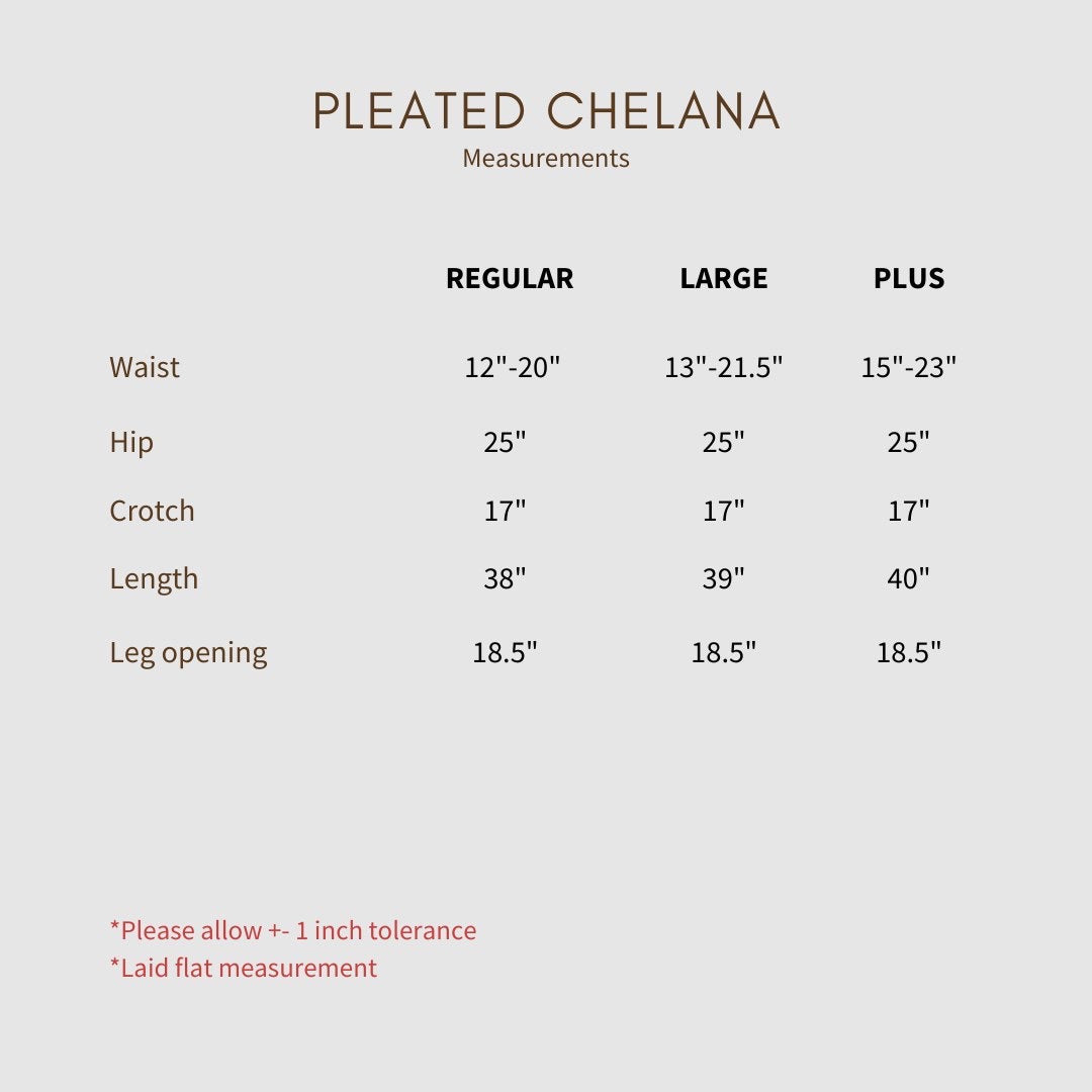 Pleated Chelana
