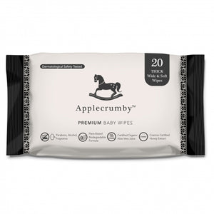 Applecrumby™ Premium Baby Wipes (20 Sheets x 6)